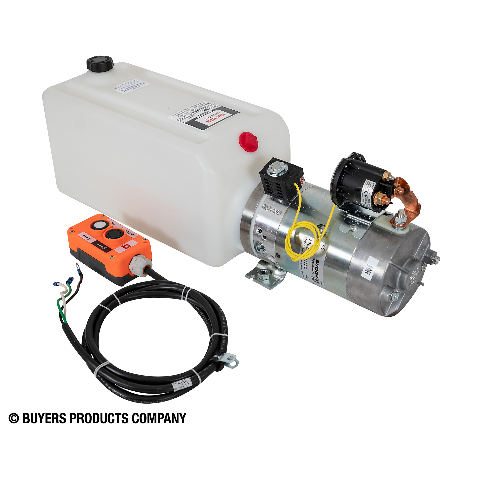 Buyers Products, 12V DC Power Unit, Max. PSI 2500 Max. RPM 0 Model# PU319LR